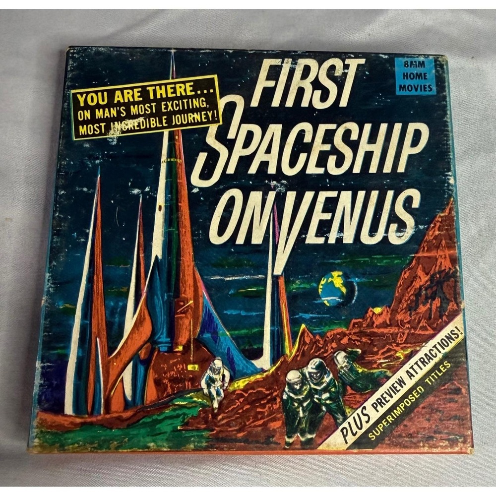 Ken Films First Spaceship on Venus 8mm Home Movie Sci-Fi Vintage Reel 235